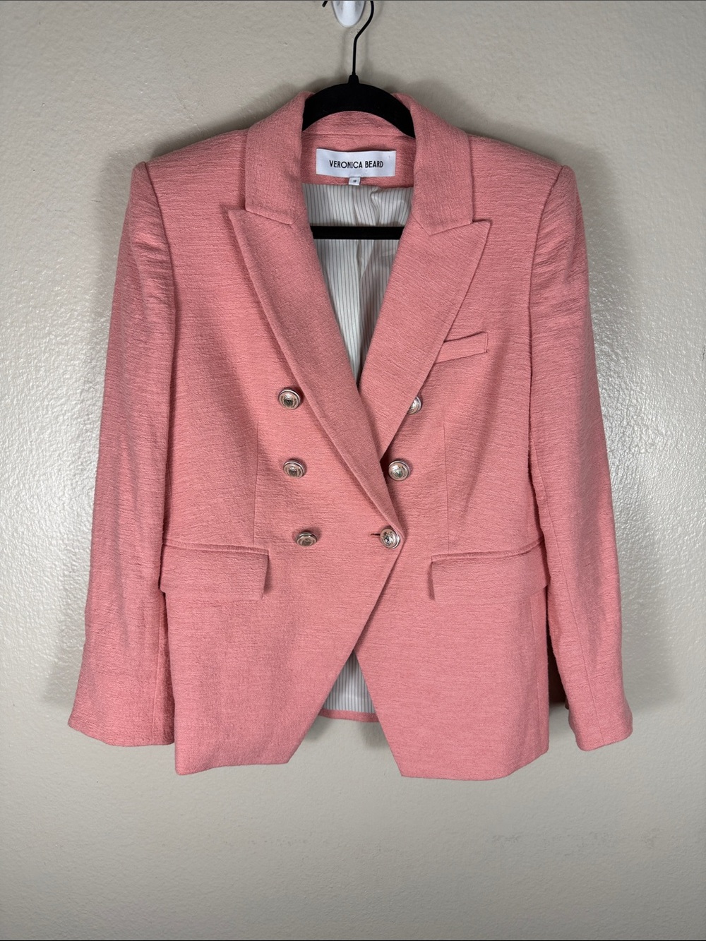 Veronica Beard Miller Dickey Jacket in Rosebloom - Picture 3 of 9